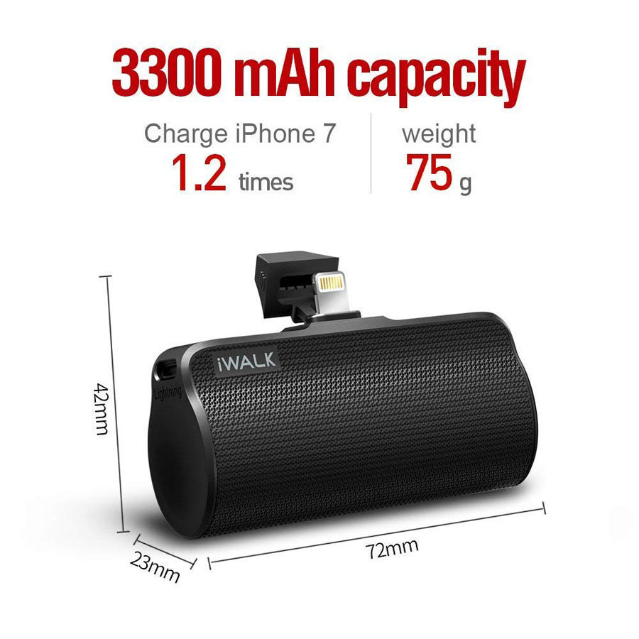Pin sạc dự phòng iWALK 3300mAh DBL3300L cổng Lightning